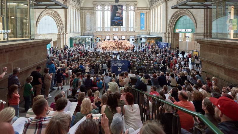 Bachspiele - Mitsingkonzert in den Promenaden Hauptbahnhof - Foto: Daniel Reiche