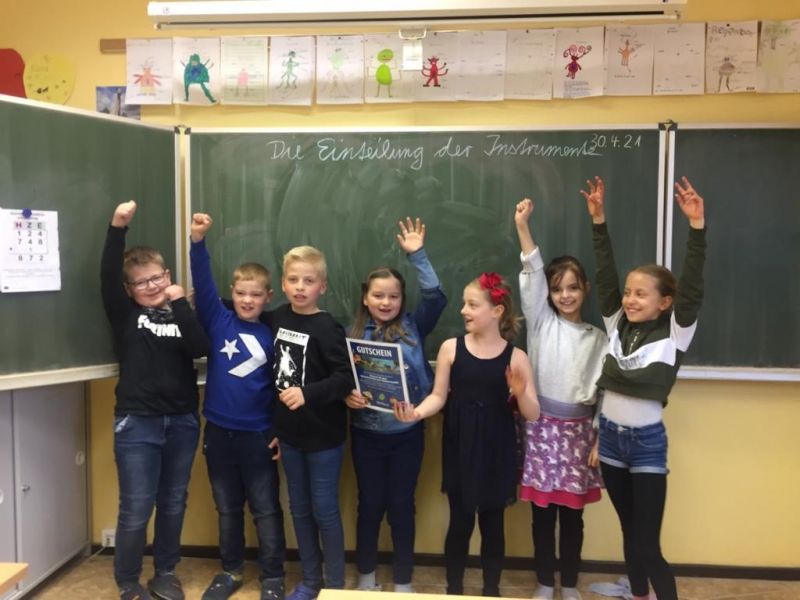 Klasse 3b der Grundschule am Kiefernwald in Wildenbruch